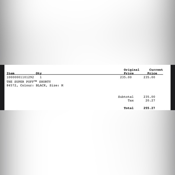 SOLD ON DEPOP  super puff shorty size M - Picture 5 of 5